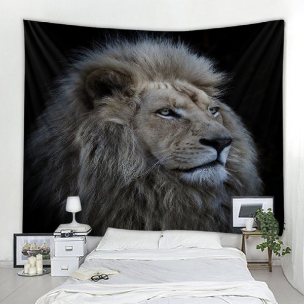 Lion - Printed Tapestry UK