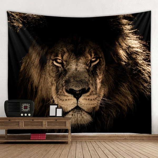 Lion - Printed Tapestry UK