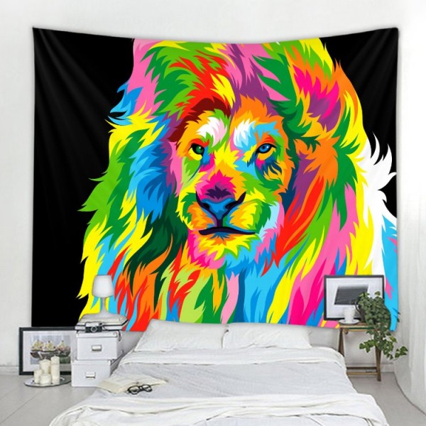Lion - Printed Tapestry UK