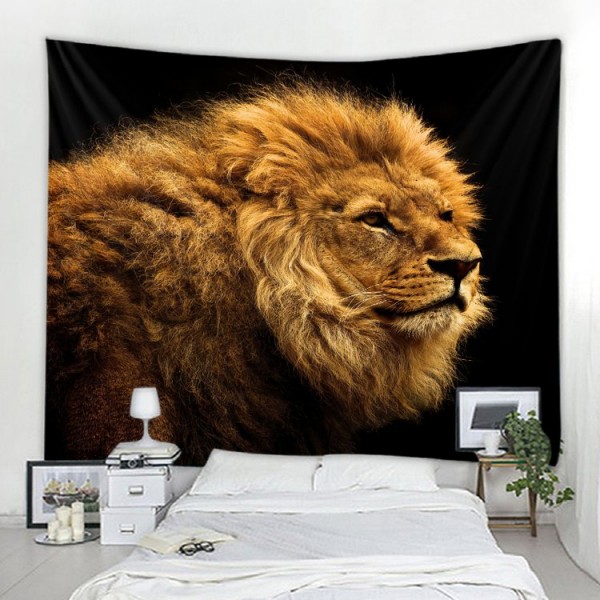Lion - Printed Tapestry UK