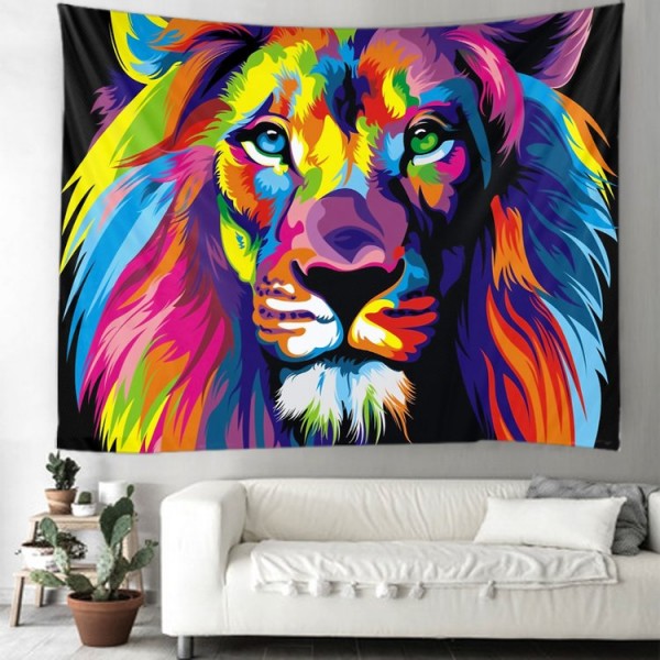 Lion - Printed Tapestry UK