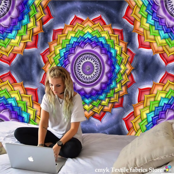 Psychedelic - Printed Tapestry UK