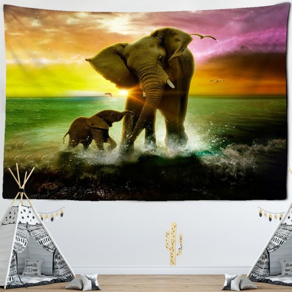 Elephant - Printed Tapestry UK