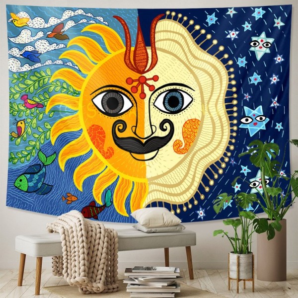 Moon&Sun  - Printed Tapestry UK