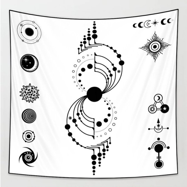 Moon&Sun  - Printed Tapestry UK