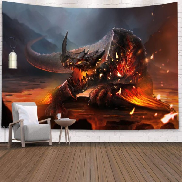 Dragon - Printed Tapestry UK