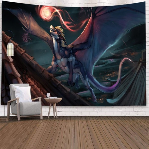 Dragon - Printed Tapestry UK