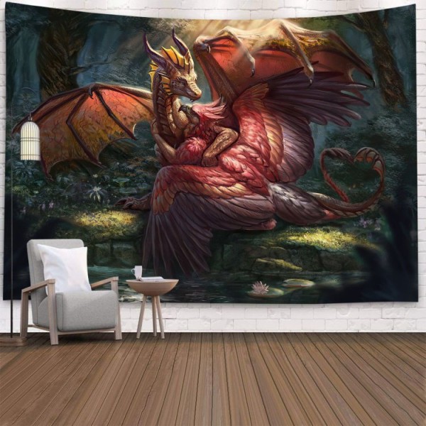 Dragon - Printed Tapestry UK