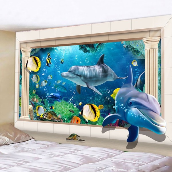 Dolphin  - Printed Tapestry UK