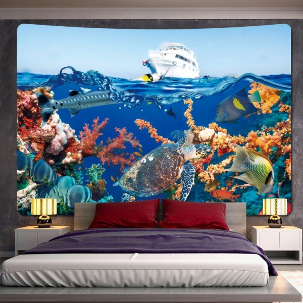 Sea Turtle  - Printed Tapestry UK