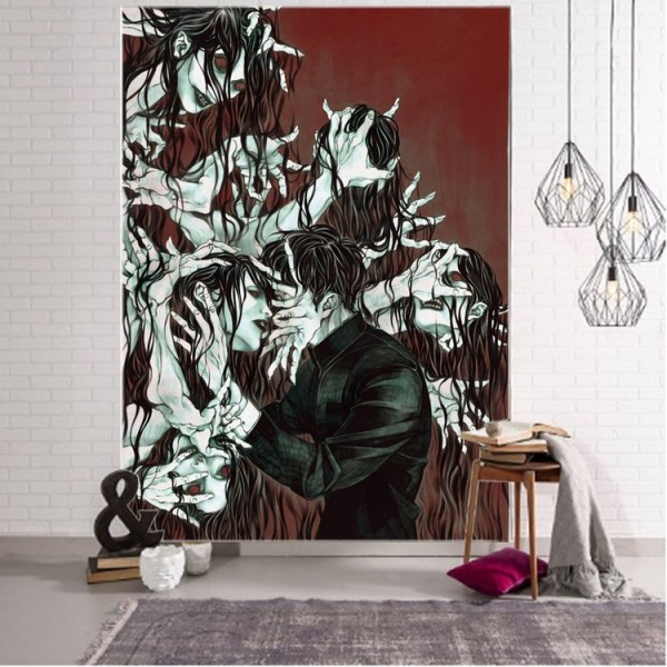 Ghost couple - Printed Tapestry UK