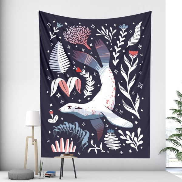 Mizuse & Flower - Printed Tapestry UK