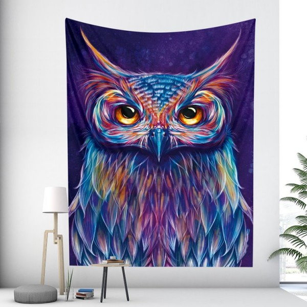 Owl - Printed Tapestry UK