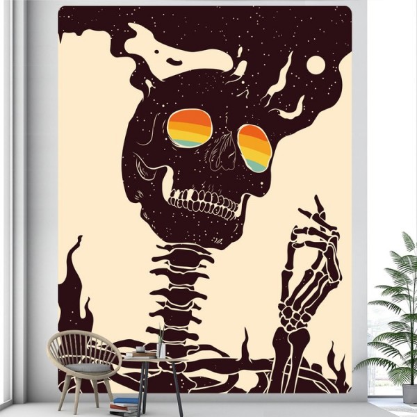 Skull - Printed Tapestry UK