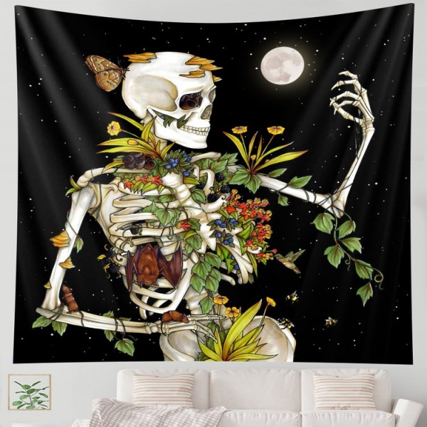 Skull - Printed Tapestry UK