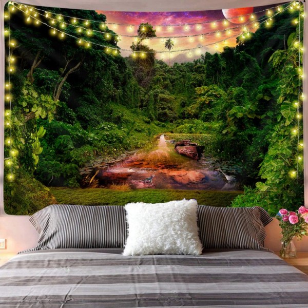 Real Junglescape - Printed Tapestry UK