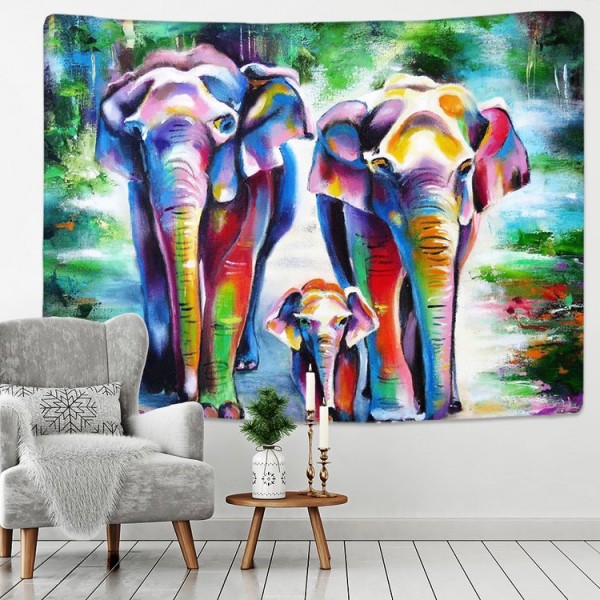 Elephant - Printed Tapestry UK
