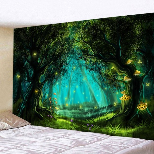 Fantasy Forest - Printed Tapestry UK