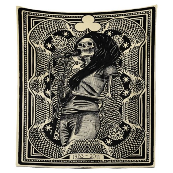 Dark Skull - Printed Tapestry UK