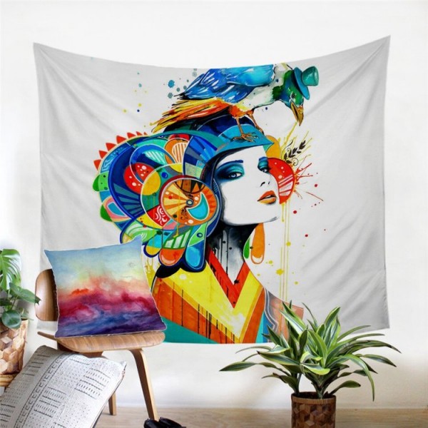 Girl - Printed Tapestry UK