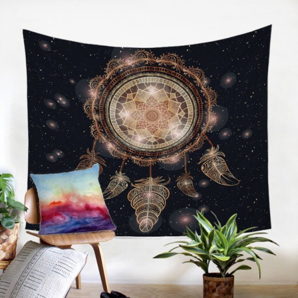 Dreamcatcher Feathers - Printed Tapestry UK