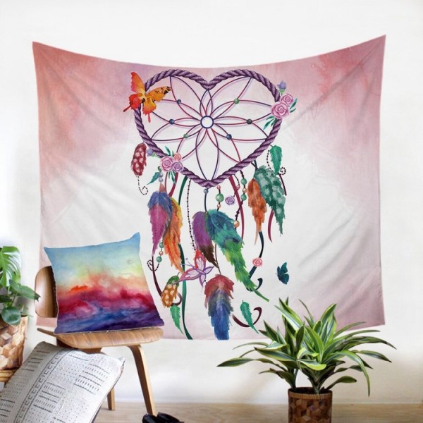 Dreamcatcher Feathers - Printed Tapestry UK