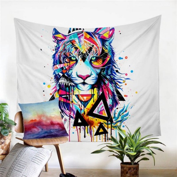 Shattered Tiger - Printed Tapestry UK