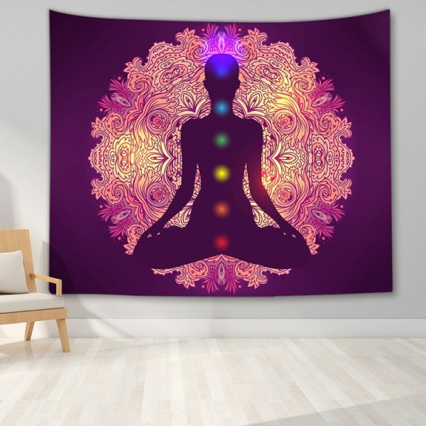 Seven Chakra - Printed Tapestry UK