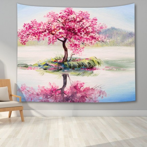 Oil Painting Landscape - Printed Tapestry UK