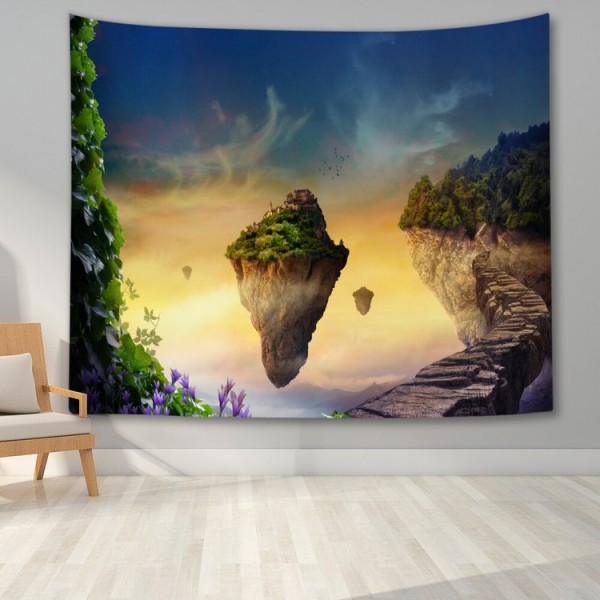 Night Nature Landscap - Printed Tapestry UK