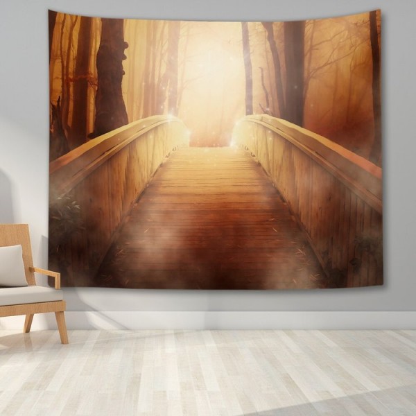 Night Nature Landscap - Printed Tapestry UK