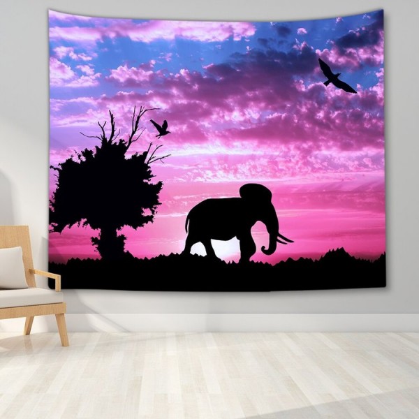 Night Nature Landscap - Printed Tapestry UK