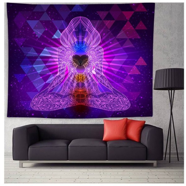 Seven Chakras - Printed Tapestry UK