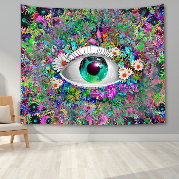 Colorful Human Eye - Printed Tapestry UK