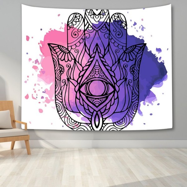Hamsa Divination Hand - Printed Tapestry UK