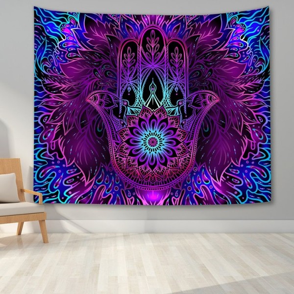 Hamsa Divination Hand - Printed Tapestry UK