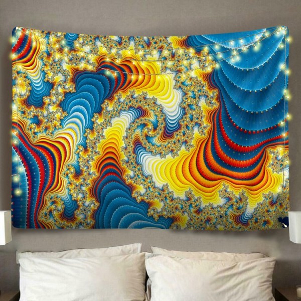 Fibonacci Void V2  - Printed Tapestry UK