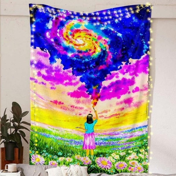 Space Field  - Printed Tapestry UK