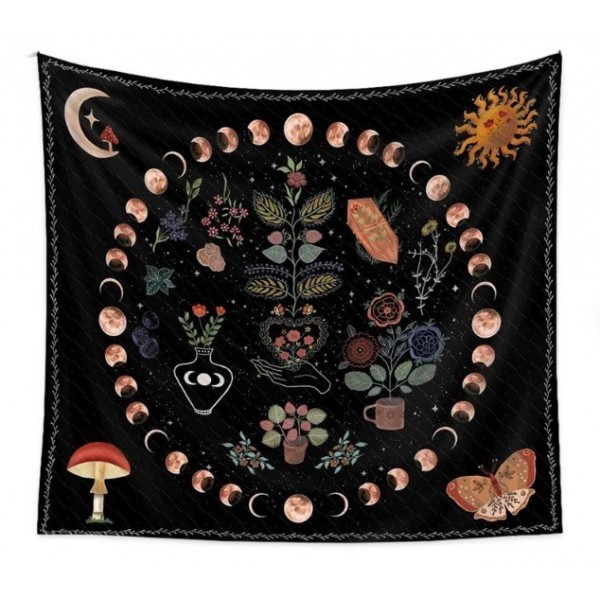 Moon Phase - Printed Tapestry UK