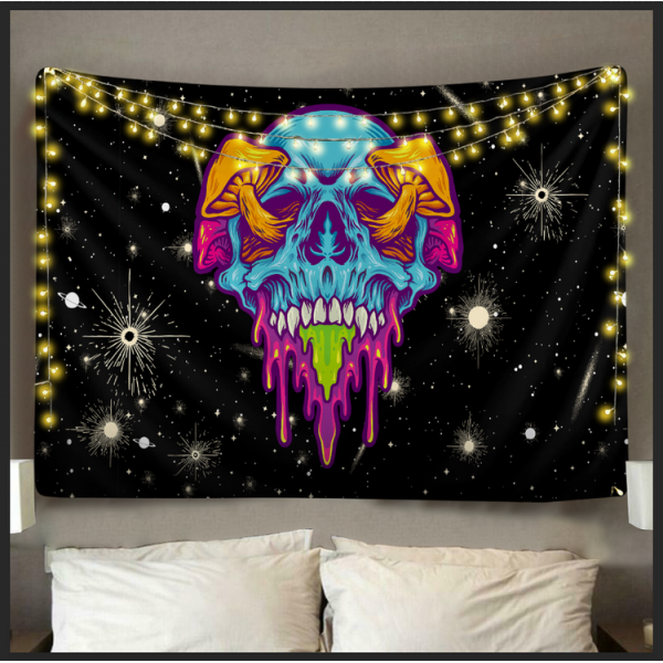 Space Skull  - Printed Tapestry UK
