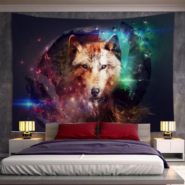 Wolf - Printed Tapestry UK