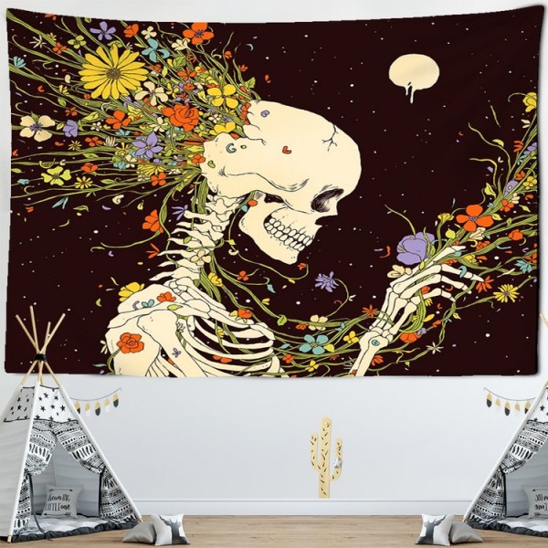 Skull - Printed Tapestry UK