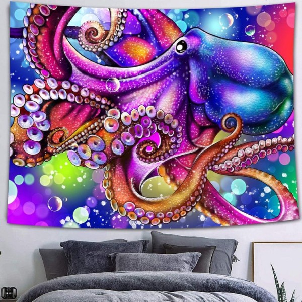 Octopus - Printed Tapestry UK