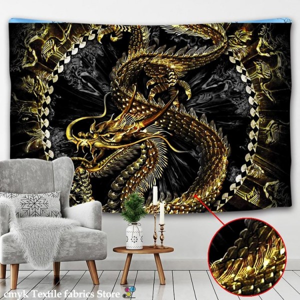 Dragon - Printed Tapestry UK