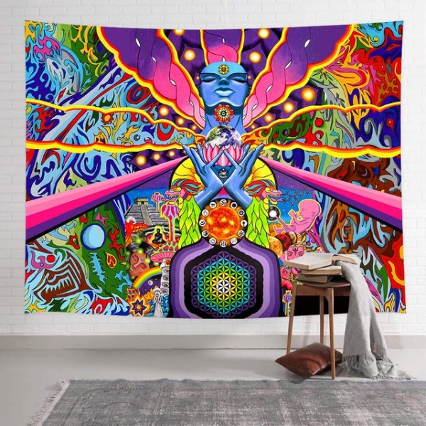 Psychedelic - Printed Tapestry UK