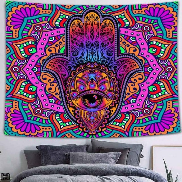 Hamsa Hand - Printed Tapestry UK
