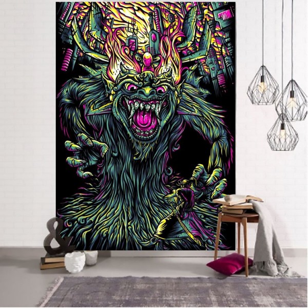 Zombie witch - Printed Tapestry UK