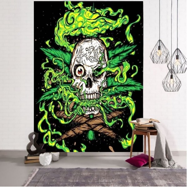 Zombie witch - Printed Tapestry UK