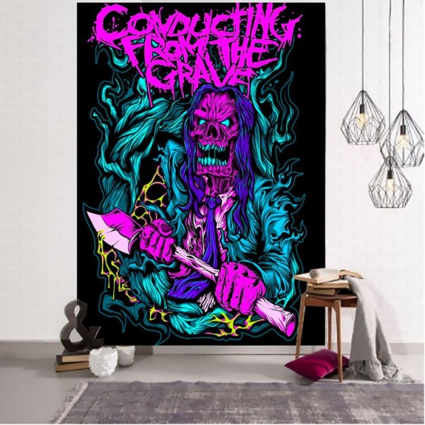 Zombie witch - Printed Tapestry UK