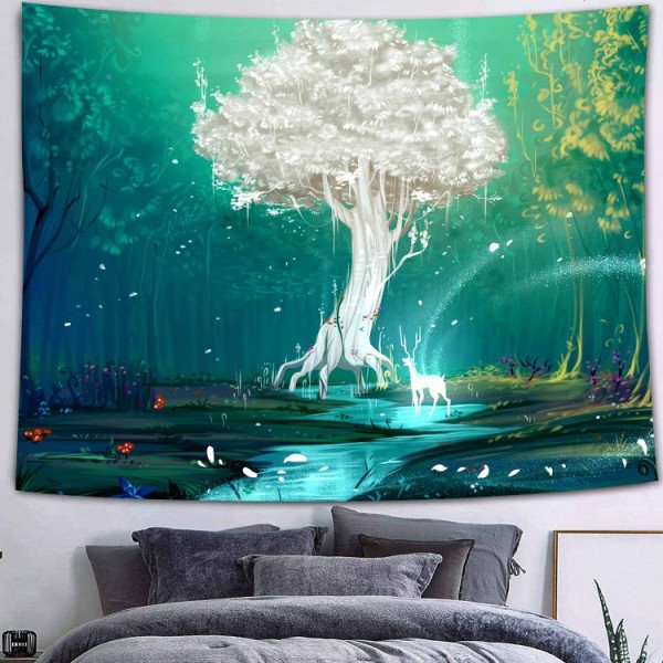 Tree Fairyland - Printed Tapestry UK